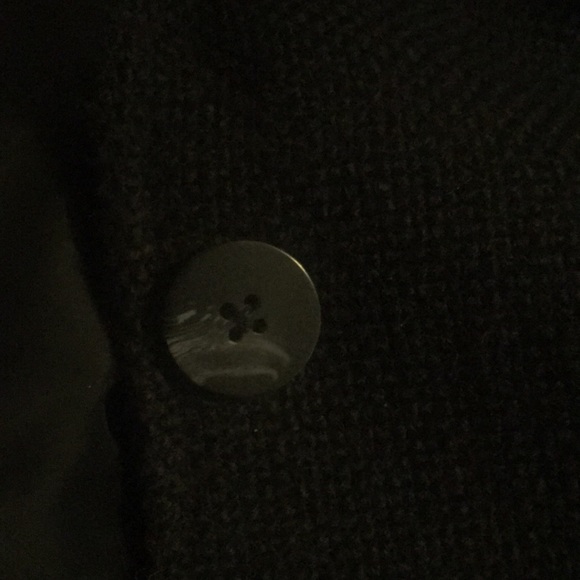 J. Jill Black Soft Wool Blend Textured Boyfriend Blazer Jacket - Picture 5 of 8